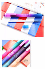 Load image into Gallery viewer, 6 pcs/Lot Beautiful starry sky gel pen Star dream and explore black ink pens Stationery Office accessories School supplies F585
