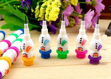 Load image into Gallery viewer, 1PCS/Lot Stationery Cute Snowman Pencils Cartoon Gift Pencil With 5 Segments Assembled School And Office Supplies
