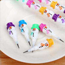 Load image into Gallery viewer, 1PCS/Lot Stationery Cute Snowman Pencils Cartoon Gift Pencil With 5 Segments Assembled School And Office Supplies
