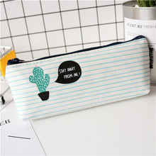 Load image into Gallery viewer, Cactus Pencil Case Canvas School Supplies Kawaii Stationery Estuches Chancery School Cute Pencil Box Pen Bags Penalty
