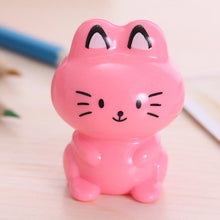 Load image into Gallery viewer, Student Cute Kawaii Cartoon Cat Plastic School Pencil Sharpener For Kids Stationery Gift 6302
