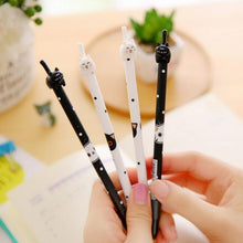 Load image into Gallery viewer, 36pcs/lot Novetly Kawaii 3D Tail Cat design  0.38mm Black ink Gel pen DIY Signature pen office school supplies
