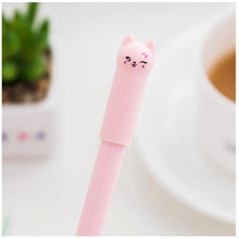 Load image into Gallery viewer, 1pc Creative Stationery Student Pen Cute Cat Gel Pen 0.5mm Full Needle Black Ink Pen School Supplies Office Supplies
