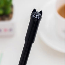 Load image into Gallery viewer, 1pc Creative Stationery Student Pen Cute Cat Gel Pen 0.5mm Full Needle Black Ink Pen School Supplies Office Supplies
