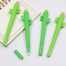 Load image into Gallery viewer, 1PCS Cute Creative Cactus Gel Pens Stationery Office School Supplies Gift Gel Pen 0.38mm Black Ink
