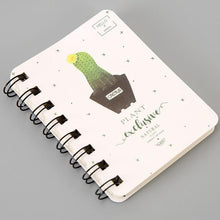 Load image into Gallery viewer, Newest Kawaii Cute Cactus Daily Office Supplies Week Planner Spiral Notebooks Day plan Diary Notepads Meno pad School Stationery
