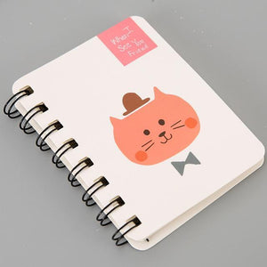 Newest Kawaii Cute Cactus Daily Office Supplies Week Planner Spiral Notebooks Day plan Diary Notepads Meno pad School Stationery