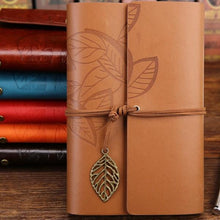 Load image into Gallery viewer, Vintage Travelers Notebook Diary Notepad PU Leather Spiral Literature Note Book Paper Journal Planners School Stationery Gift
