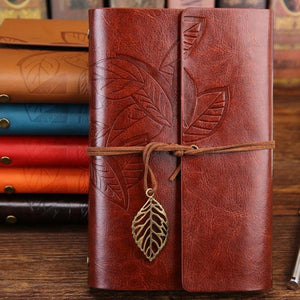 Vintage Travelers Notebook Diary Notepad PU Leather Spiral Literature Note Book Paper Journal Planners School Stationery Gift