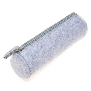 Felt pencil bag fabric pencil case pencil box School Office Supplies Stationery Pouch Purse Storage Cute Makeup Bags Pencil Box