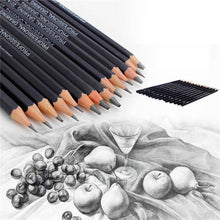 Load image into Gallery viewer, 14pcs Sketch and Drawing Pencil Set HB 2B 6H 4H 2H 3B 4B 5B 6B 10B 12B 1B
