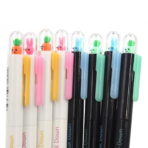 G33 2X Cute Kawaii Rabbit Carrot Automatic Mechanical Pencil Writing School Office Supply Student Stationery 0.5mm