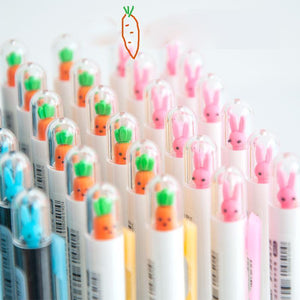 G33 2X Cute Kawaii Rabbit Carrot Automatic Mechanical Pencil Writing School Office Supply Student Stationery 0.5mm