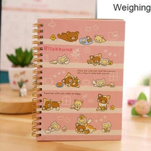 Load image into Gallery viewer, Kawaii Spiral Coil Notebook/Diary Agenda/Pocket book/Office School Supplies From Japan Cartoon Rilakkuma &amp; Sumikkogurashi
