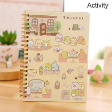 Load image into Gallery viewer, Kawaii Spiral Coil Notebook/Diary Agenda/Pocket book/Office School Supplies From Japan Cartoon Rilakkuma &amp; Sumikkogurashi
