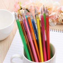 Load image into Gallery viewer, 12Pcs/Set New Cute Candy Color Ballpoint Diamond Gel Pen Creative Gift School Creative Stationery Supplies Colored Pens
