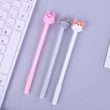 Load image into Gallery viewer, New Cartoon animal cat pet student gel pen kawaii stationery writing pens canetas material escolar office school supplies
