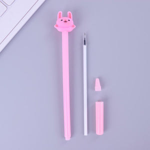 New Cartoon animal cat pet student gel pen kawaii stationery writing pens canetas material escolar office school supplies