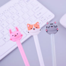 Load image into Gallery viewer, New Cartoon animal cat pet student gel pen kawaii stationery writing pens canetas material escolar office school supplies
