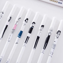 Load image into Gallery viewer, white Cartoon character gel pen creative 0.38mm Black ink stationary pens kawaii cute korea japanese kawai office school 1Z807
