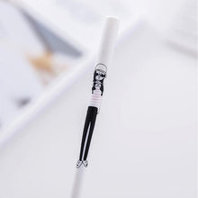 Load image into Gallery viewer, white Cartoon character gel pen creative 0.38mm Black ink stationary pens kawaii cute korea japanese kawai office school 1Z807
