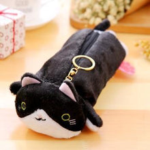 Load image into Gallery viewer, Cat school pencil case Plush estojo escolar cute kalem kutusu estuche escolar pencil cases trousse scolaire stylo papelaria
