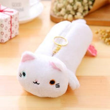 Load image into Gallery viewer, Cat school pencil case Plush estojo escolar cute kalem kutusu estuche escolar pencil cases trousse scolaire stylo papelaria
