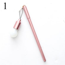 Load image into Gallery viewer, Cute Multifunctional 0.38 Light Pen Bulb Dust Plug Gel Pen Creative Plastic Neutral Pen Korean Stationery For Gift Novelty Item
