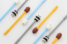 Load image into Gallery viewer, 1 Piece Lytwtw&#39;s Stationery Cute Cartoon Animals Pen Gel Pen School Office Kawaii Supply panda bear Handles Creative Gift
