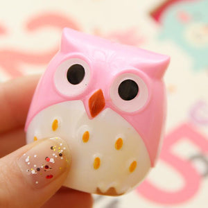 1PC Kawaii Owl Pencil Sharpener Cutter Knife Promotional Gift Stationery Student Double Control Cartoon Pencil Sharpener