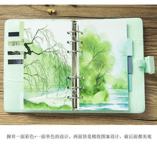 Load image into Gallery viewer, 5pcs/set Fresh Landscape Series Dividers A5 A6 Spiral Notebook Loose Leaf Separator Pages Notebook Paper Inside Pages
