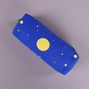 Canvas square student pencil case school pencil cases for girl stationery canvas pencil bag estojo escolar school supplies