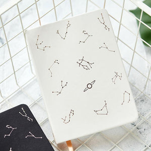 "Constellation" Hard Cover Beautiful Blank Sketchbook Journal Freenote Diary Study Notebook Stationery Gift