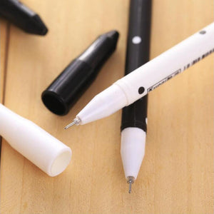 Cat Shell Gel Pen DIY Office Stationery and School Supplies Smooth Writing Black and Blue Ink 0.5mm Pen 1PCS