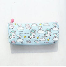 Load image into Gallery viewer, Big Zipper Unicorn Pencil Case Big capacity Canvas School Pencil Bag Storage bag pen Pouch School Supplies Stationery Estuches
