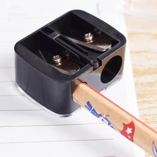 Load image into Gallery viewer, Fashion 2 Holes Precision Cosmetic Pencil Sharpener For Eyebrow Lip Liner Eyeliner Pencil School Office Supply Gift Hot Sale
