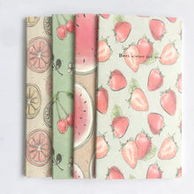 Load image into Gallery viewer, 1X Kawaii Cute Fruit Portable 48K Soft Notebook Stationery Diary Sketchbook School Planner Student Gift
