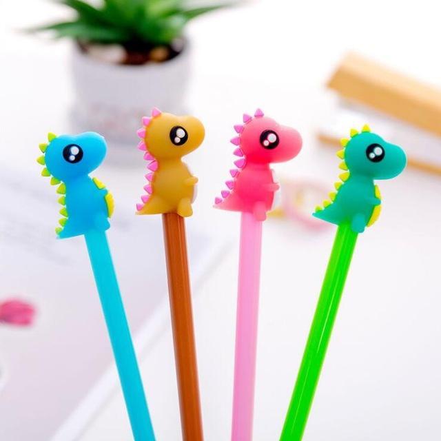 1 Piece Lytwtw's Korean Stationery Cute Kawaii Candy Dinosaur Boy Gel Pen School Office Supplies Handles Novel Creative Styling