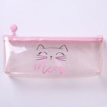 Load image into Gallery viewer, Transparent Pencil Cases for girls Cute PVC cactus pen bag School Supplies Stationery pouch kawaii Pencil Box canetas escolar
