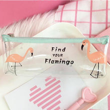 Load image into Gallery viewer, Transparent Pencil Cases for girls Cute PVC cactus pen bag School Supplies Stationery pouch kawaii Pencil Box canetas escolar
