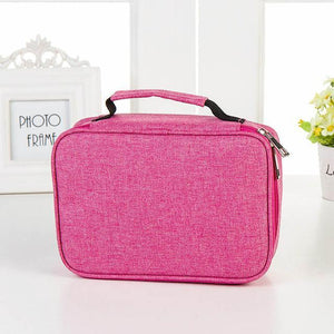 Canvas School Pencil Cases for Girls Boy Pencilcase 72 Holes Pen Box Penalty Multifunction Storage Bag Case Pouch Stationery Kit