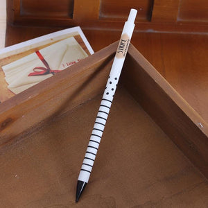 4PCS/lot Fashion 0.5mm Automatic Pen Cute Black and White Dots Plastic Mechanical Pencil for Students Learning Writing Supplies