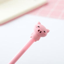 Load image into Gallery viewer, Cute Cartoon Pink Animal Emoji Pig Gel Pen For Writing Kawaii Student Black Ink 0.38mm School Supplies Stationery Wholesale
