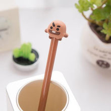 Load image into Gallery viewer, 8 Style BT21 BTS Bangtang Boys Marker Pencil Shooky Tata Chimmy Rj Cooky Painting Tool Kawaii Stationery Gel Pens for School
