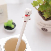 Load image into Gallery viewer, 8 Style BT21 BTS Bangtang Boys Marker Pencil Shooky Tata Chimmy Rj Cooky Painting Tool Kawaii Stationery Gel Pens for School
