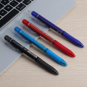 Gel Pen Rubber Hot Erasable Pen Imported Ink Temperature Control Erasable Pen Blue-black Press Erasable Pens For School Office