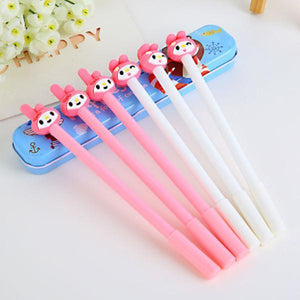 1pcs Creative Flamingo Neutral Pen 0.5mm Black Gel Pen Writing Tool For Students Kids School Supplies Stationery Wholesale Gifts