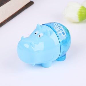 Cute Cartoon Hippo Pencil Sharpener School Supplies Stationary Students Gifts