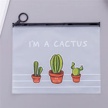 Load image into Gallery viewer, 1 Pcs Kawaii Cactus Waterproof PVC Pencil Cases Pen Bags Stationery Storage School Supplies Pencil Bags Free Shipping
