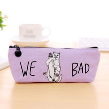 Load image into Gallery viewer, 1pcs Children Love Gift Pencil Case Canvas School Supplies Kawaii Stationery Estuches Chancery School Cute Pencil Box Pen Bags
